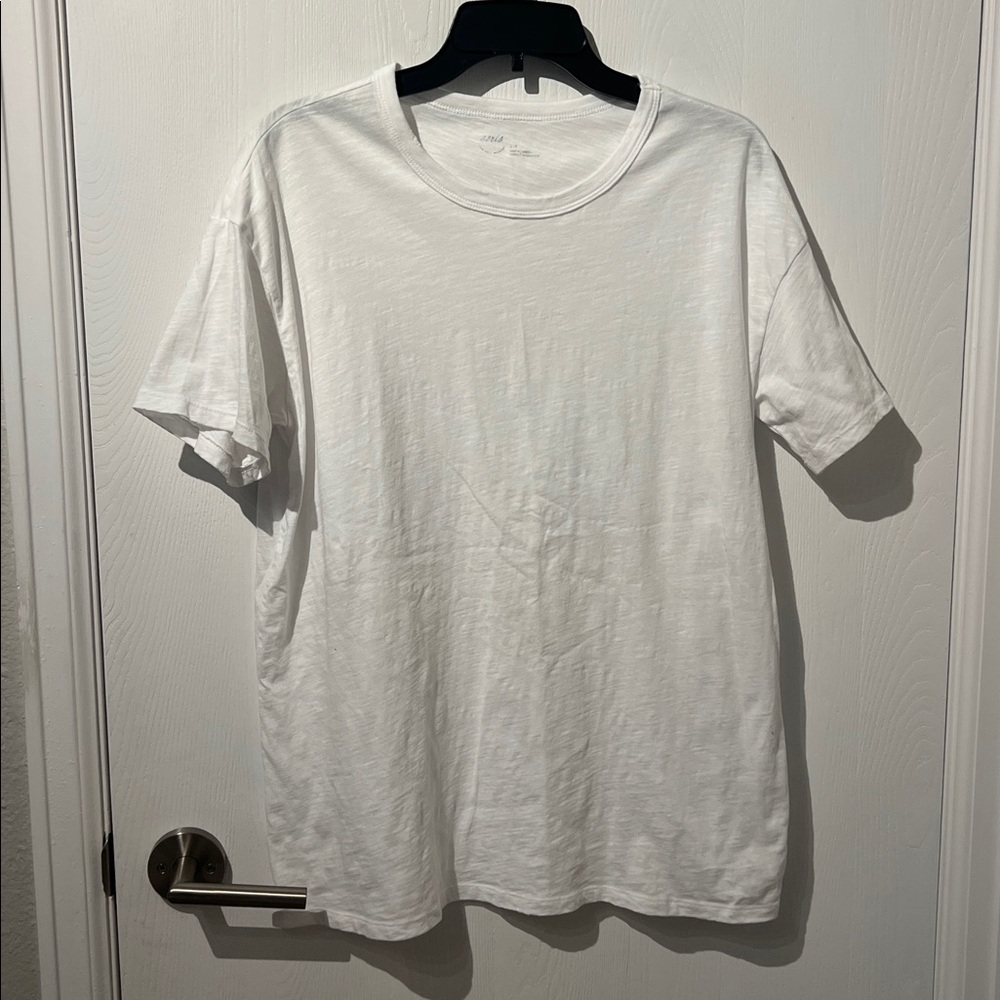 Aerie Vintage Style Oversize White Cotton Relaxed T-Shirt - Picture 5 of 9